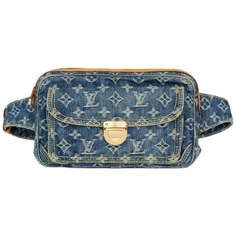 louis vuitton denim bum bag|Louis Vuitton bum bag empreinte.